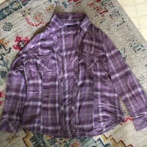 Purple Flannel XL